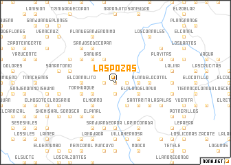 map of Las Pozas