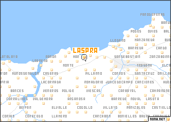 map of Laspra