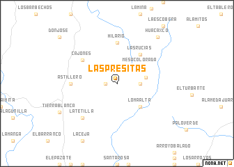 map of Las Presitas