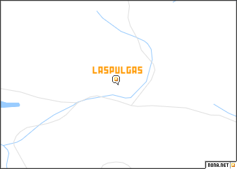 map of Las Pulgas