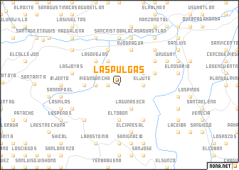 map of Las Pulgas