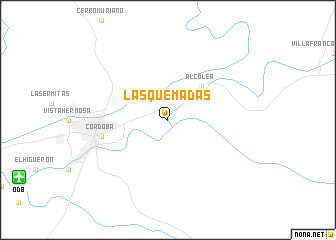 map of Las Quemadas