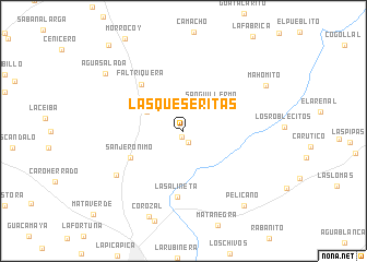 map of Las Queseritas