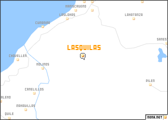 map of Las Quilas