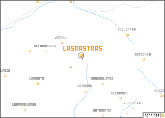 map of Las Rastras