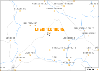 map of Las Rinconadas