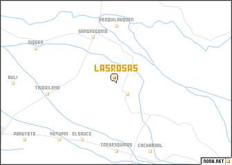 map of Las Rosas