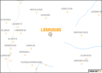 map of Las Rusias