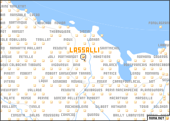 map of Lassalli