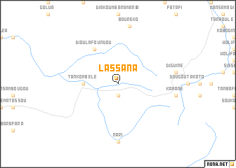 map of Lassana