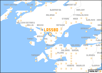 map of Låssbo