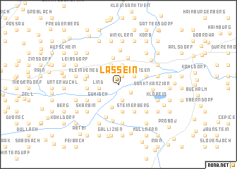 map of Lassein