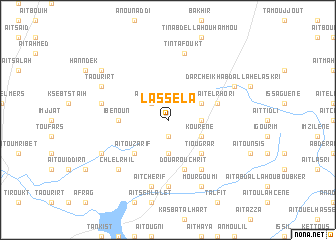 map of Lassela