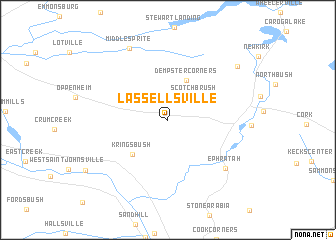 map of Lassellsville