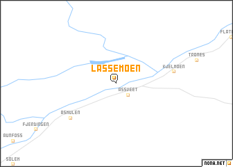 map of Lassemoen