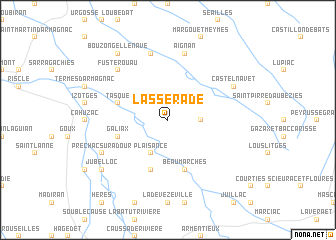 map of Lasserade