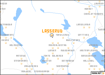 map of Lässerud