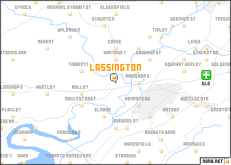 map of Lassington