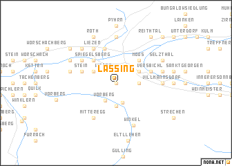 map of Lassing