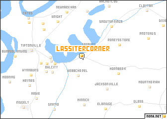 map of Lassiter Corner