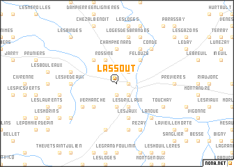 map of Lassout