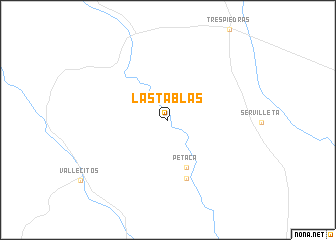 map of Las Tablas