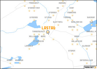 map of Låstad