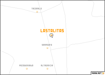 map of Las Talitas