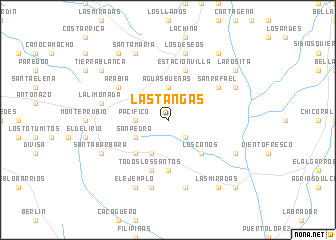 map of Las Tangas