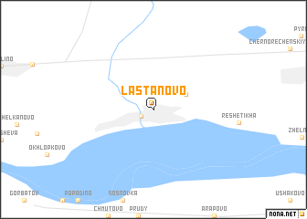 map of Lastanovo