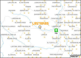 map of Las Tapias