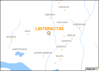 map of Las Tapiecitas