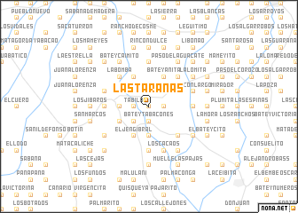 map of LasTáranas