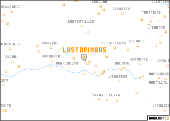 map of Las Tarimbas