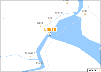 map of Lasta