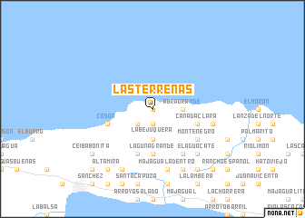 map of Las Terrenas