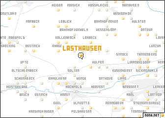 map of Lasthausen