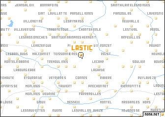 map of Lastic