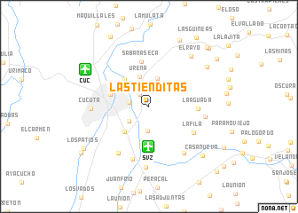 map of Las Tienditas