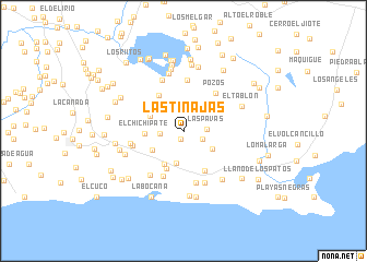 map of Las Tinajas