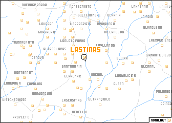 map of Las Tinas