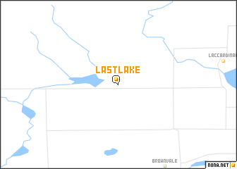 map of Last Lake