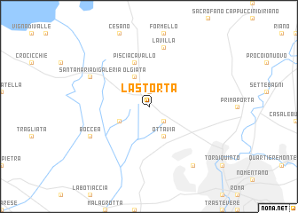 map of La Storta