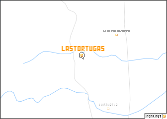 map of Las Tortugas