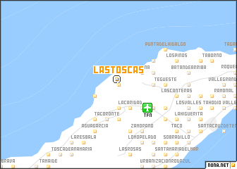 map of Las Toscas