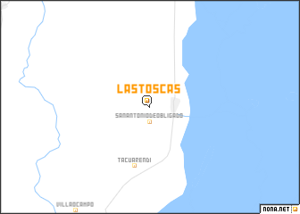 map of Las Toscas