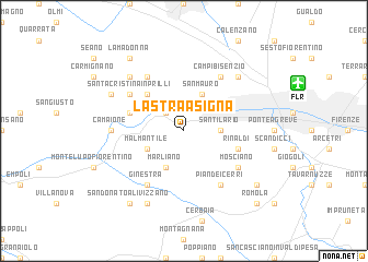 map of Lastra a Signa