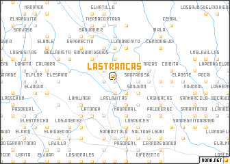 map of Las Trancas