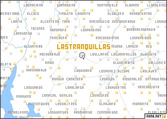 map of Las Tranquillas