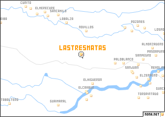 map of Las Tres Matas